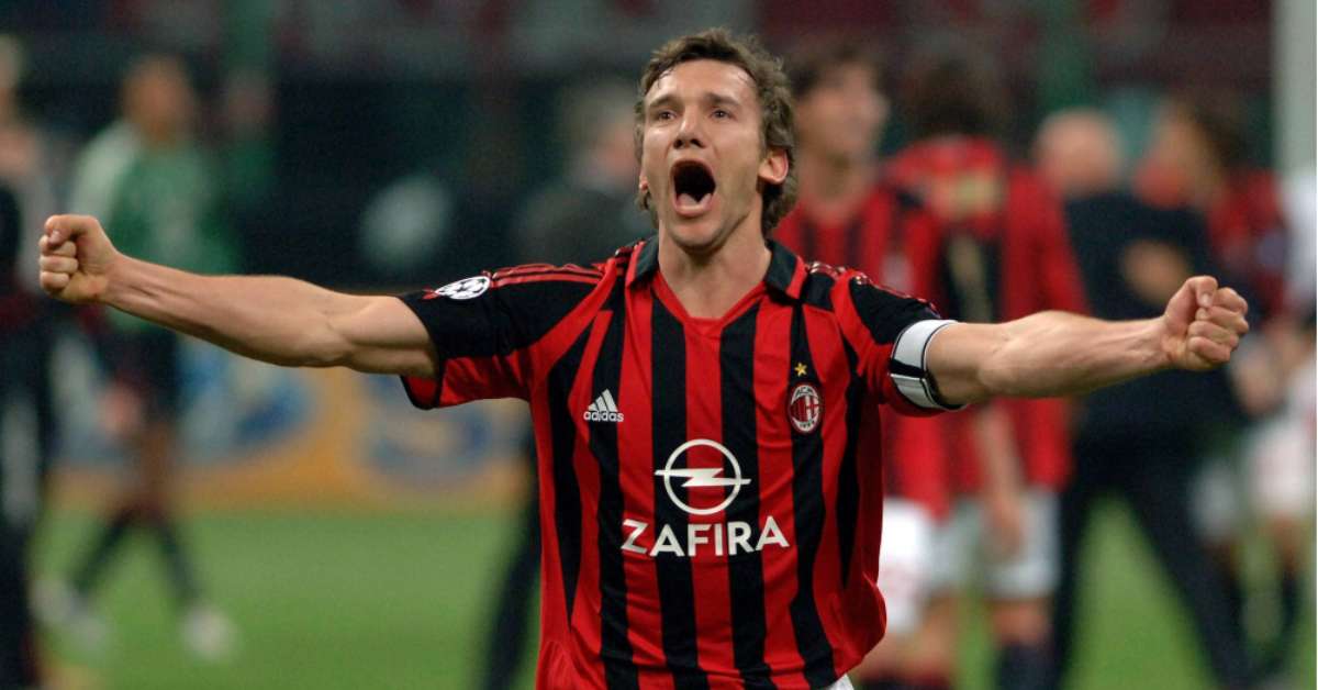 Andriy Shevchenko banyak mencetak gol ketika membela AC Milan