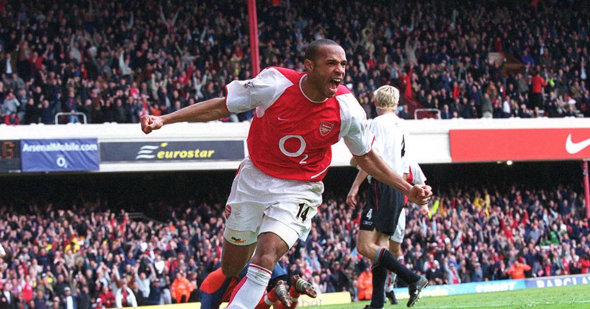 Thierry Henry ialah sosok pemain sepak bola berbakat kebanggaan Arsenal