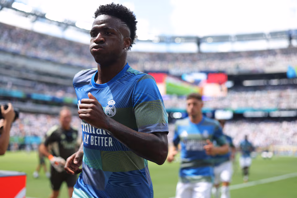 E3RNIYBG2RJUFPGEUWAJUZWLXU JeniusBola Untuk hobimu Setiap Hari | Vinicius Junior kembali dicadangkan Real Madrid saat Xabi Alonso debut di Liga Champions